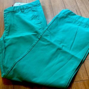 Old school green khakis size 4 ankle